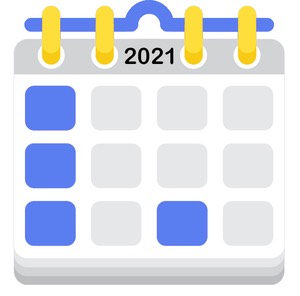 bythom 2021 calendar