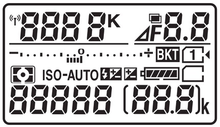 bythom d7200 top lcd complete